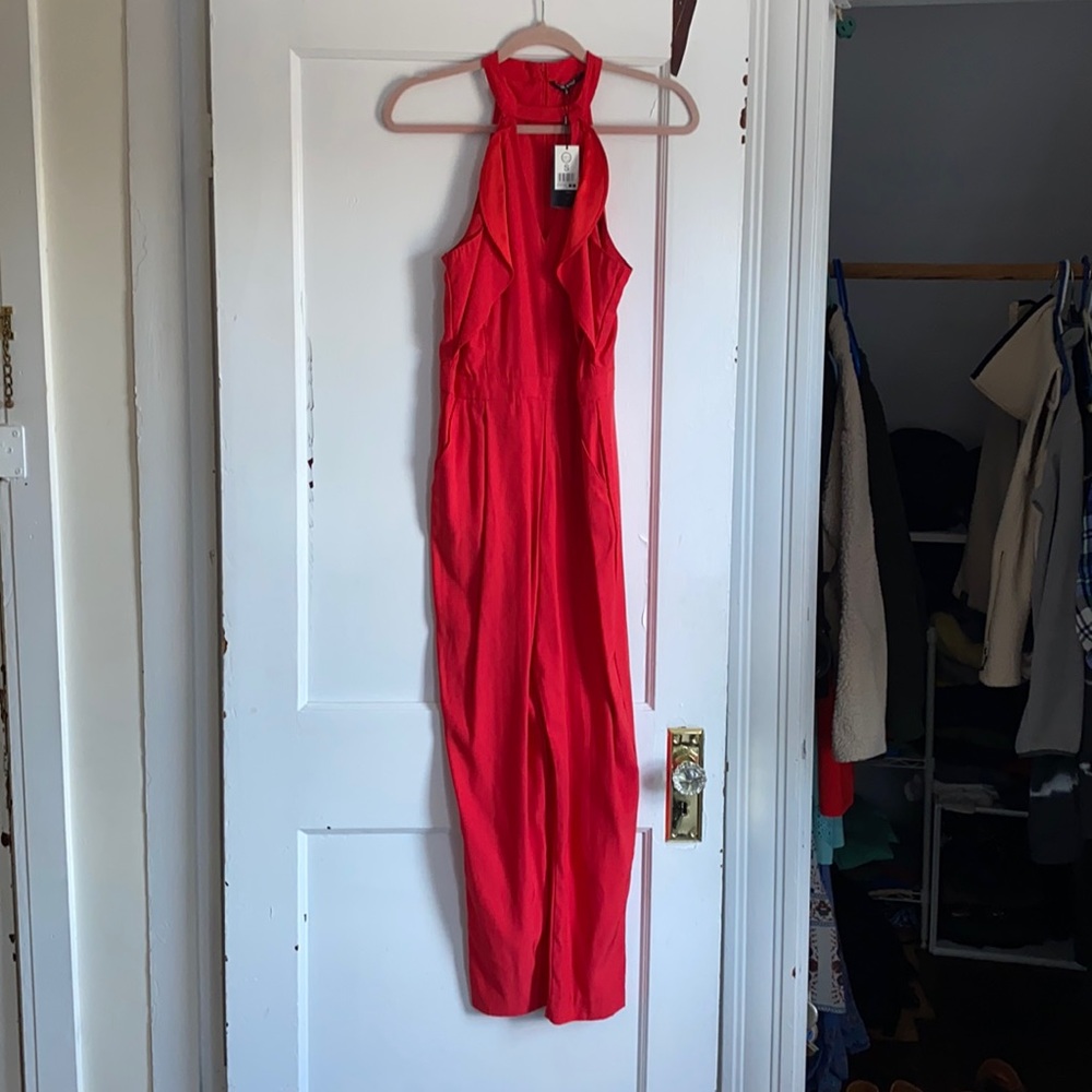 Alaniz Red Jumpsuit Size Small